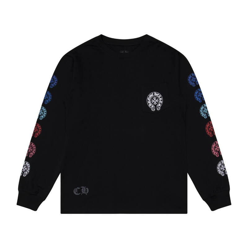 CHROME HEARTS Men's Long-Sleeve T-shirtSweatshirt K8009