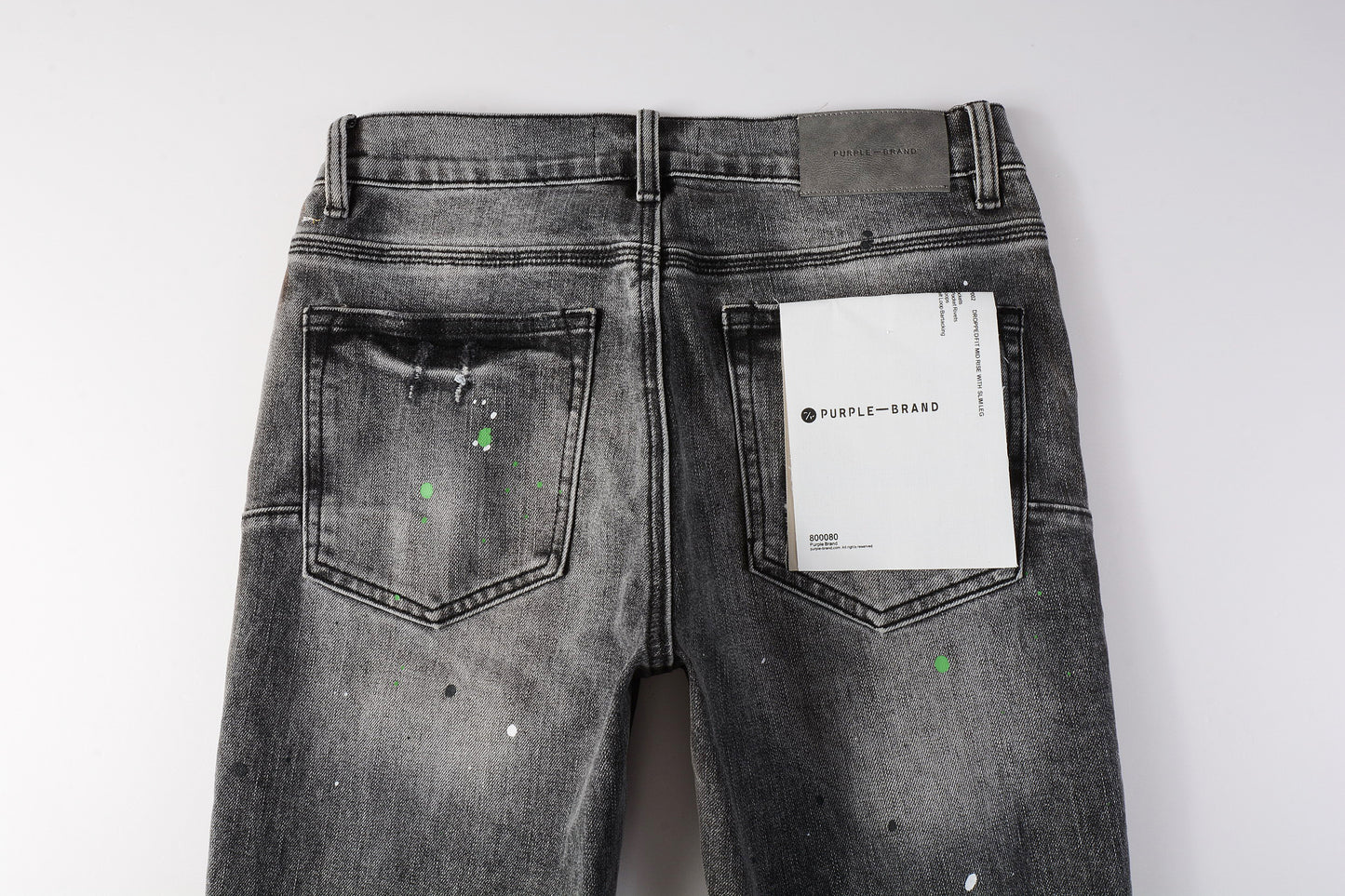 PURPLE New High Quality Mens Jeans Designer Jeans Fashion Distressed Ripped Denim Cargo For Men High Street Fashion 9031
