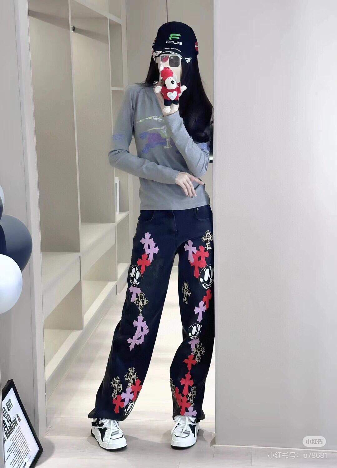CHROME HEARTS Pants-8130