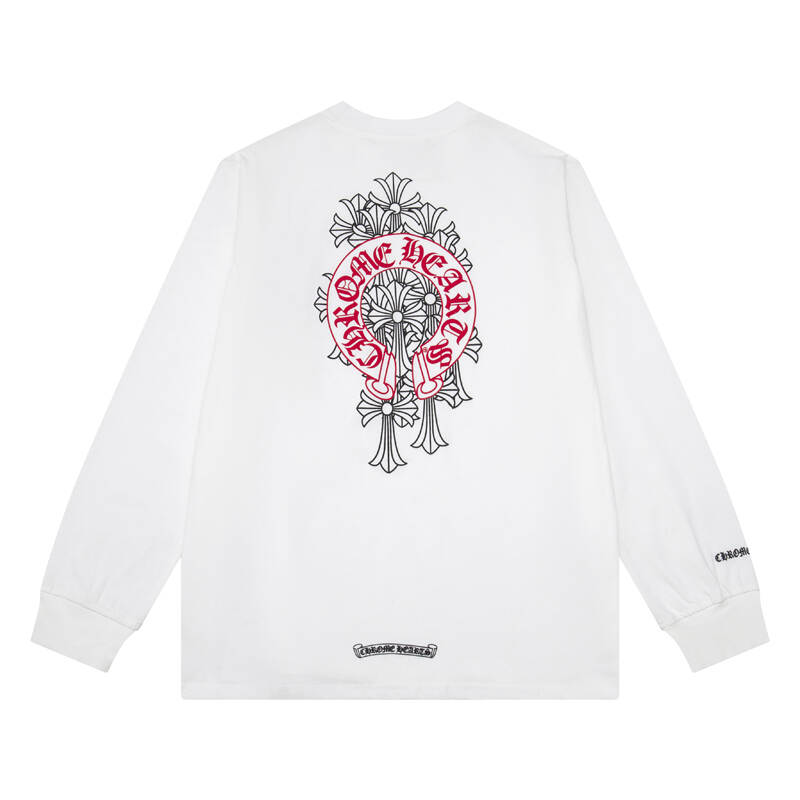 CHROME HEARTS Men's Long-Sleeve T-shirtSweatshirt K8006