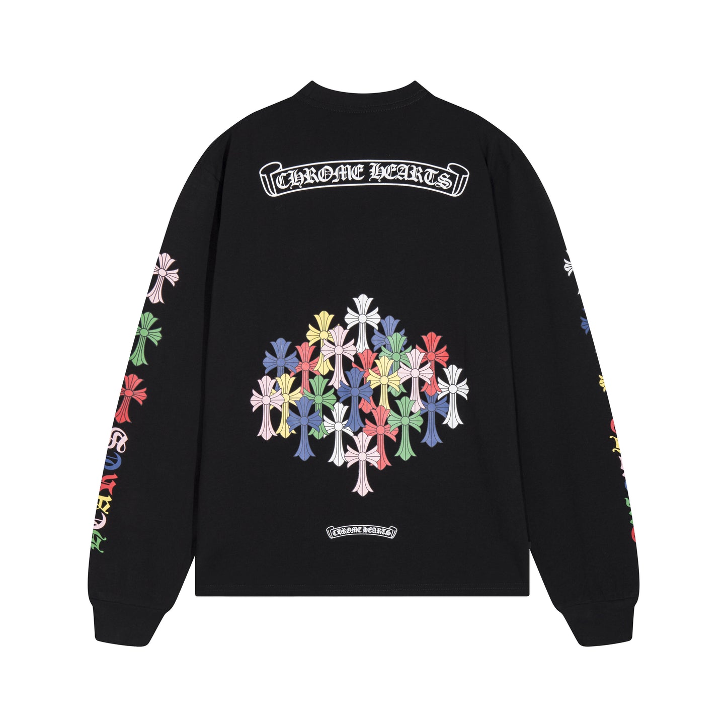 CHROME HEARTS Men's Long-Sleeve T-shirtSweatshirt K8015