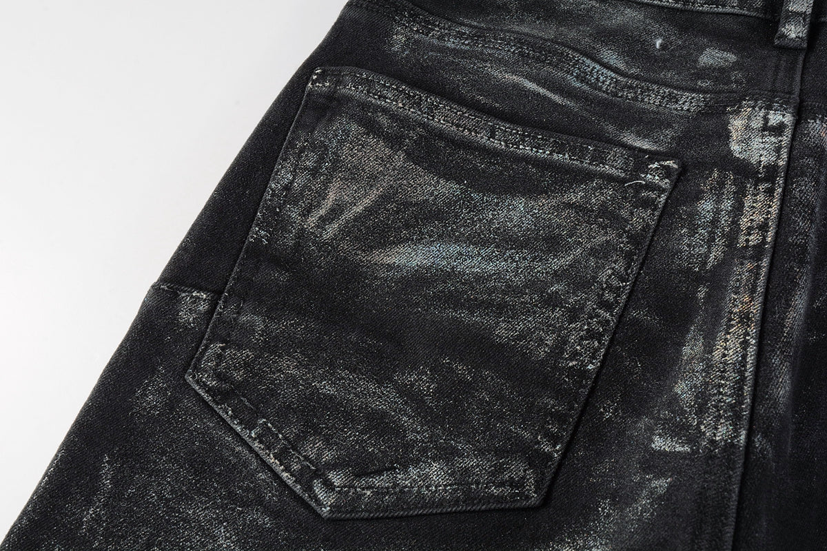 PURPLE Luxury Jeans Designer Fashion Trousers Fashionable Pants Summer Breathable Cotton Blue Pants 9028