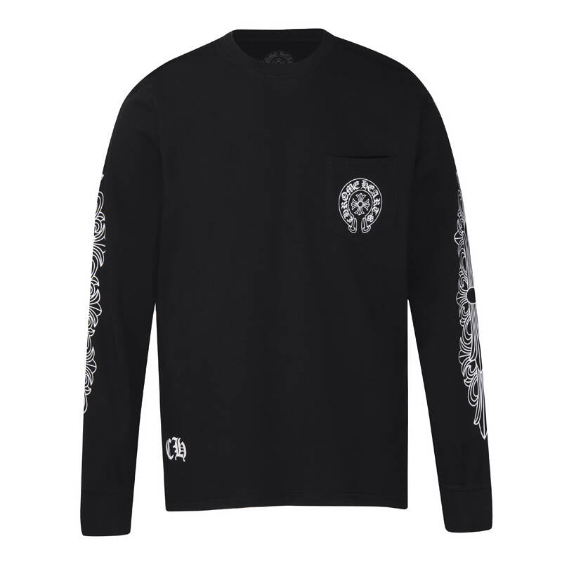 CHROME HEARTS Men's Long-Sleeve T-shirtSweatshirt K8008