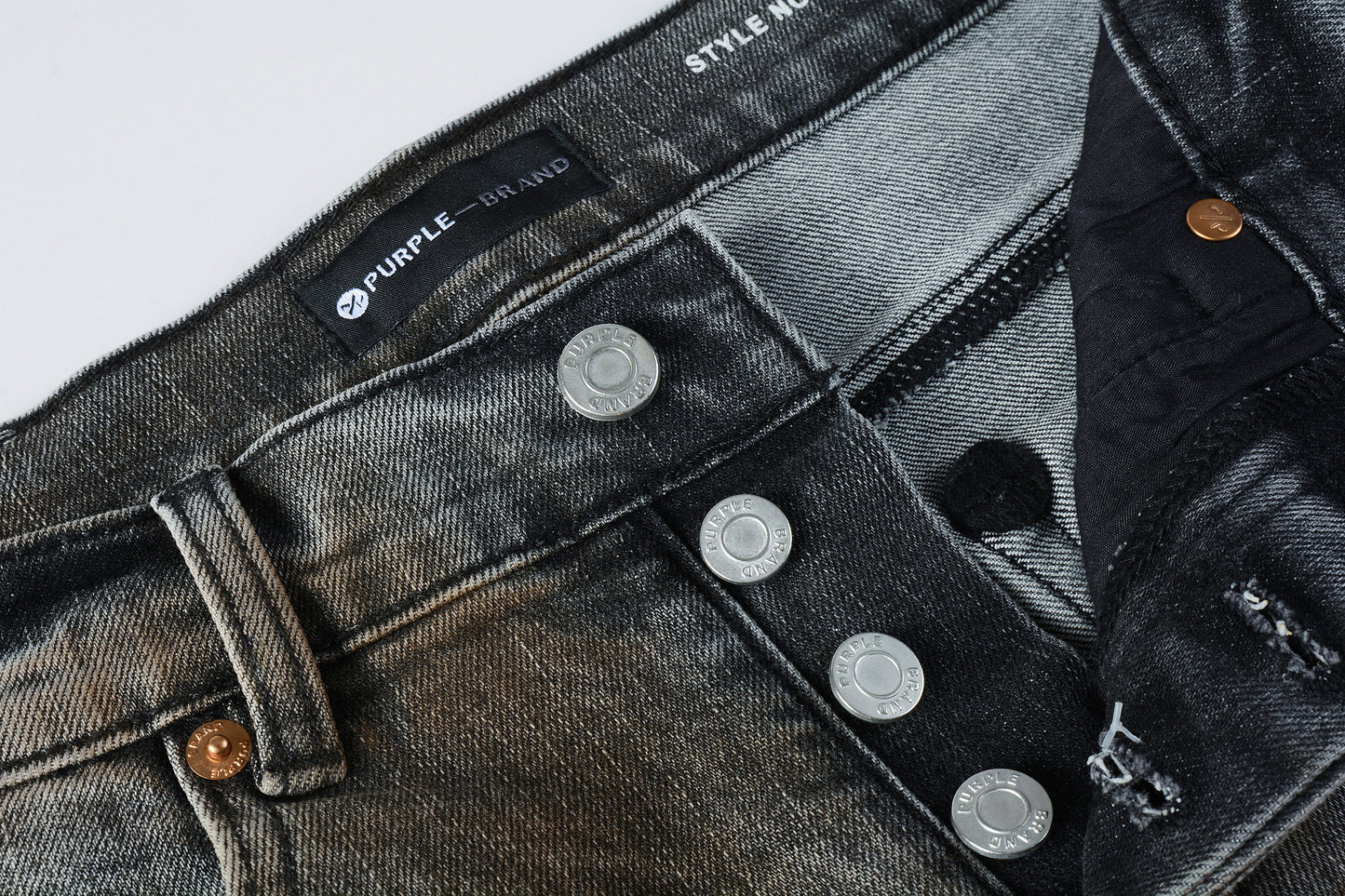 PURPLE New High Quality Mens Jeans Designer Jeans Fashion Distressed Ripped Denim Cargo For Men High Street Fashion 9031