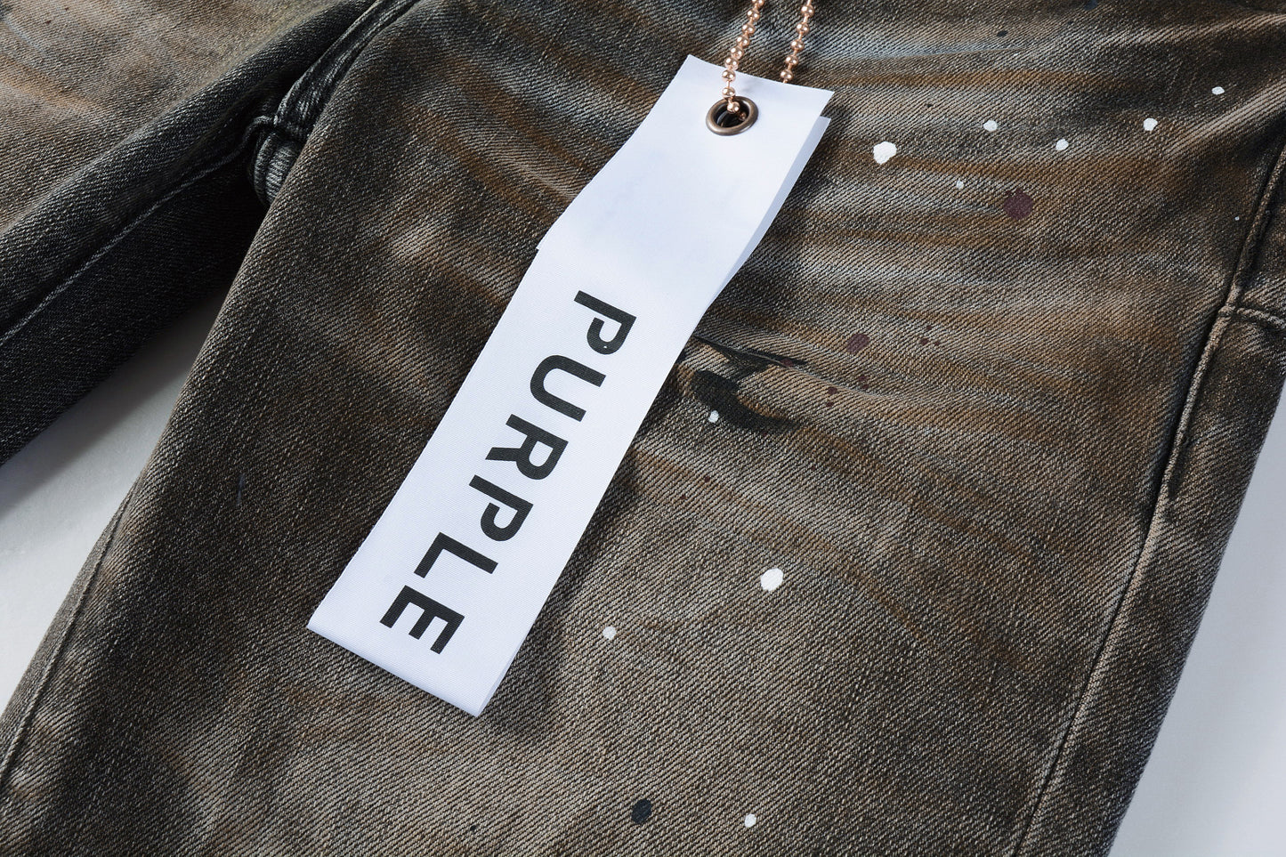 PURPLE New High Quality Mens Jeans Designer Jeans Fashion Distressed Ripped Denim Cargo For Men High Street Fashion 9031