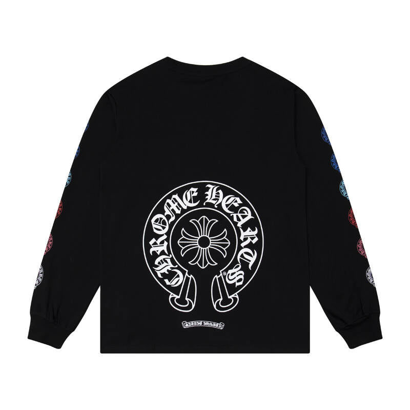 CHROME HEARTS Men's Long-Sleeve T-shirtSweatshirt K8009