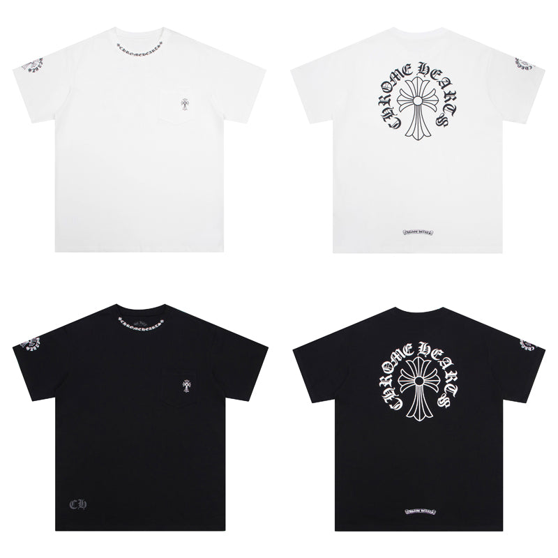 CHROME HEARTS Neck Logo T-shirt K6022