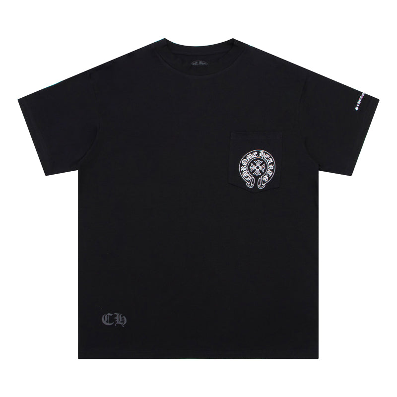 CHROME HEARTS Horse Shoe Logo Pocket T-Shirt K6013