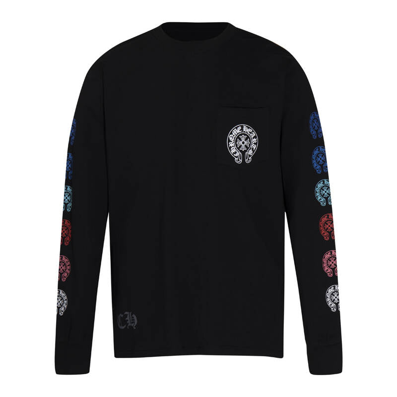 CHROME HEARTS Men's Long-Sleeve T-shirtSweatshirt K8009