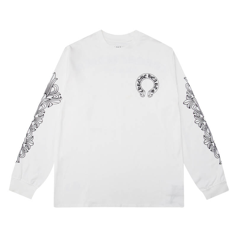 CHROME HEARTS Men's Long-Sleeve T-shirtSweatshirt K8005