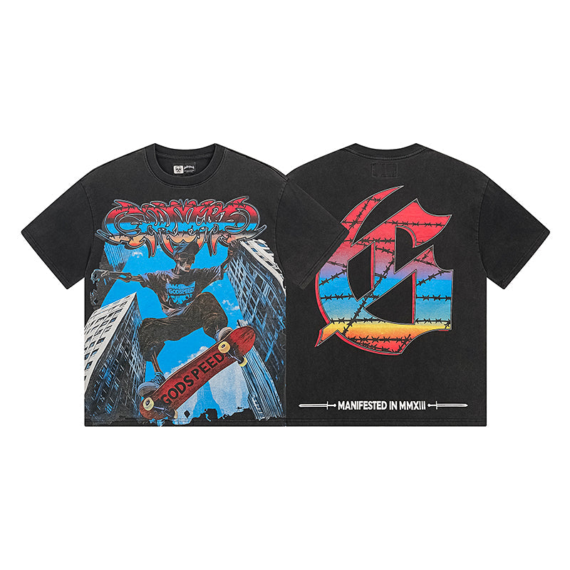 God Speed 2025 New fashion T-shirt 1128