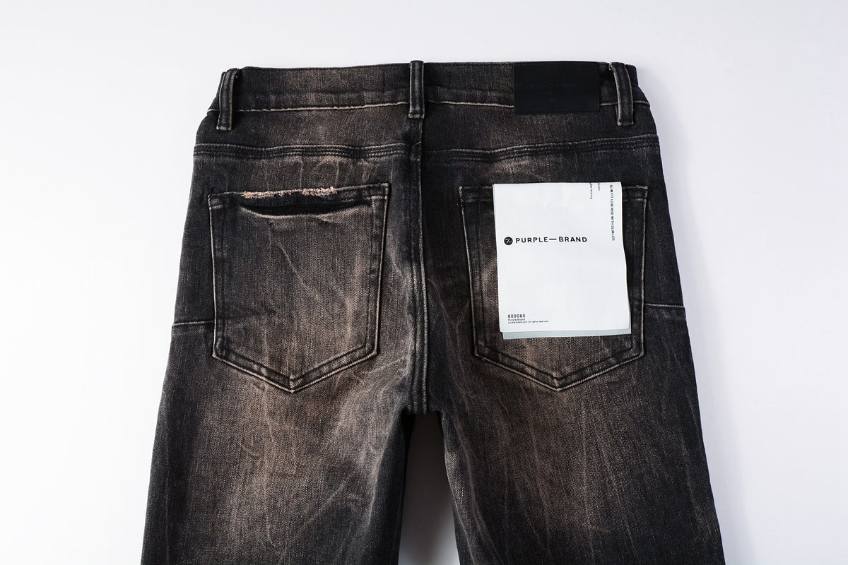 PURPLE Jeans Mens Jeans Man Jeans Pants Designer Black Skinny Stickers Light Wash Ripped Motorcycle 9057