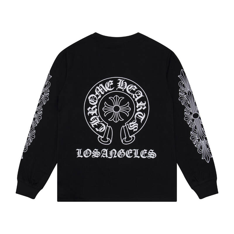 CHROME HEARTS Men's Long-Sleeve T-shirtSweatshirt K8008