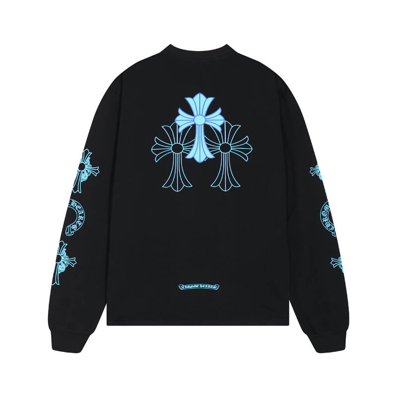 CHROME HEARTS Men's Long-Sleeve T-shirtSweatshirt K8018