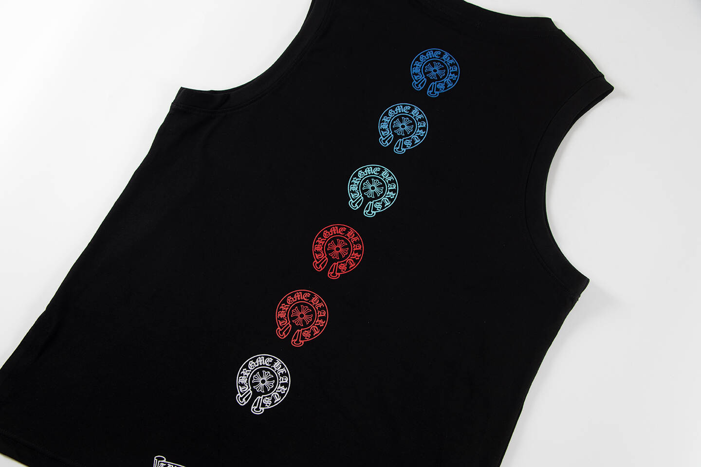 CHROME HEARTS Rainbow horseshoe printtank top T-shirt P60