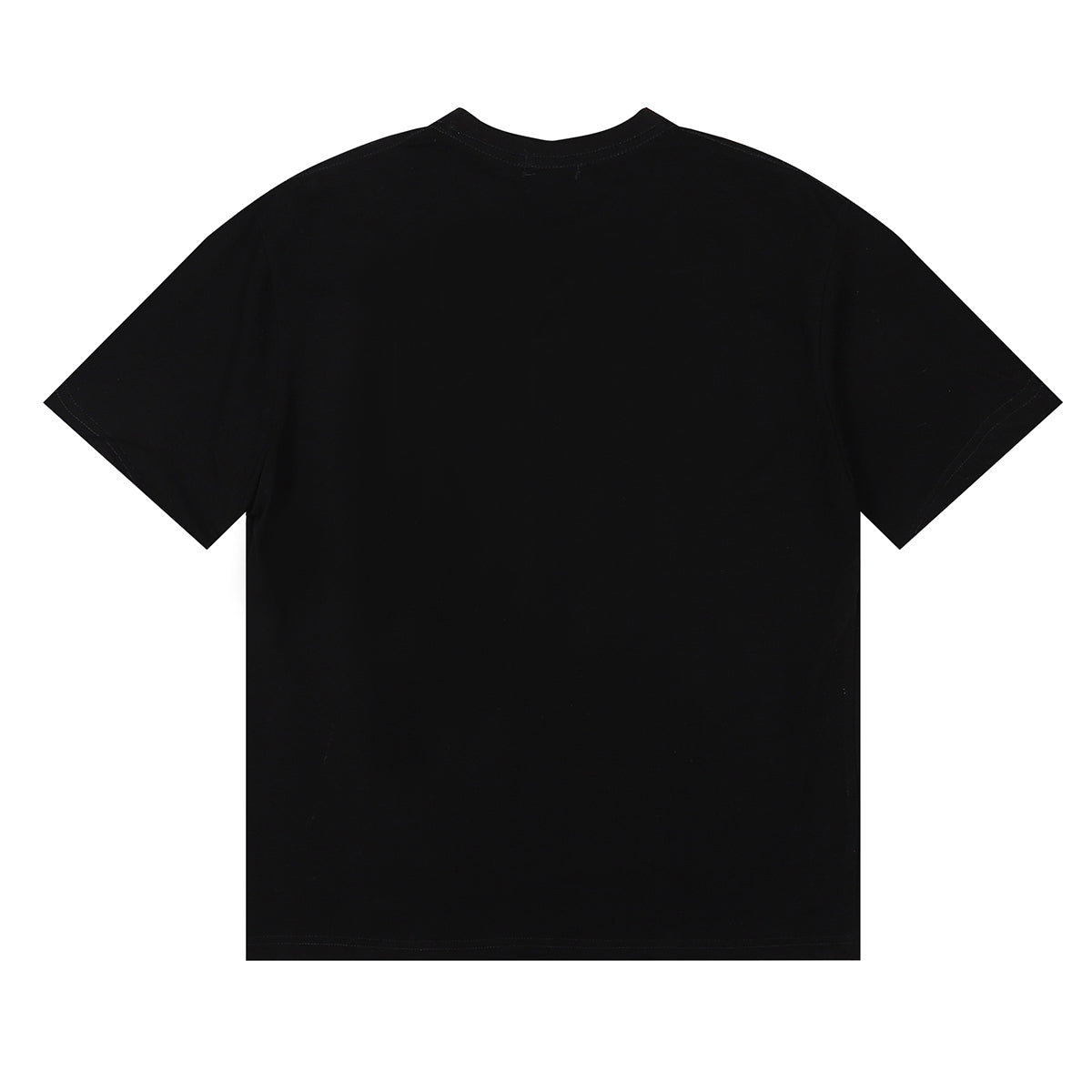PURPLE Men Streetwear Short Sleeve Tee Black & White with Purple Brand Abstract Figure Print