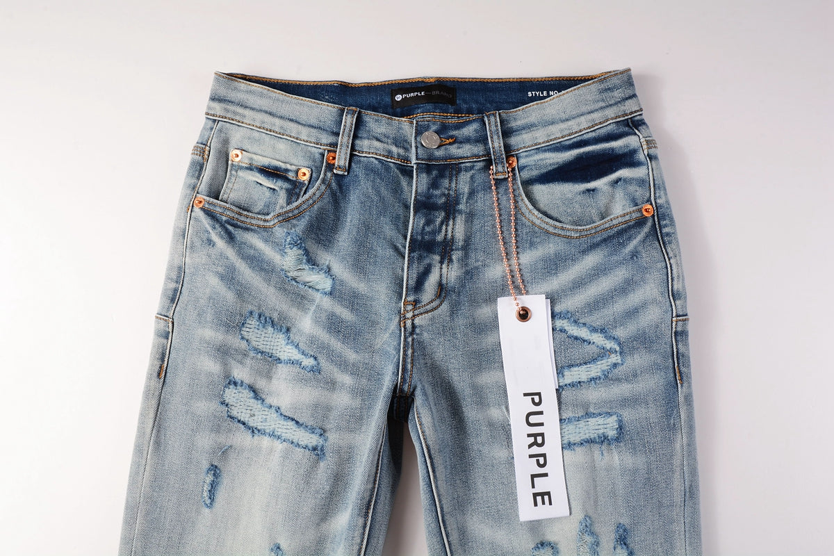 PURPLE New Purple Personality Fashion Jeans 9038
