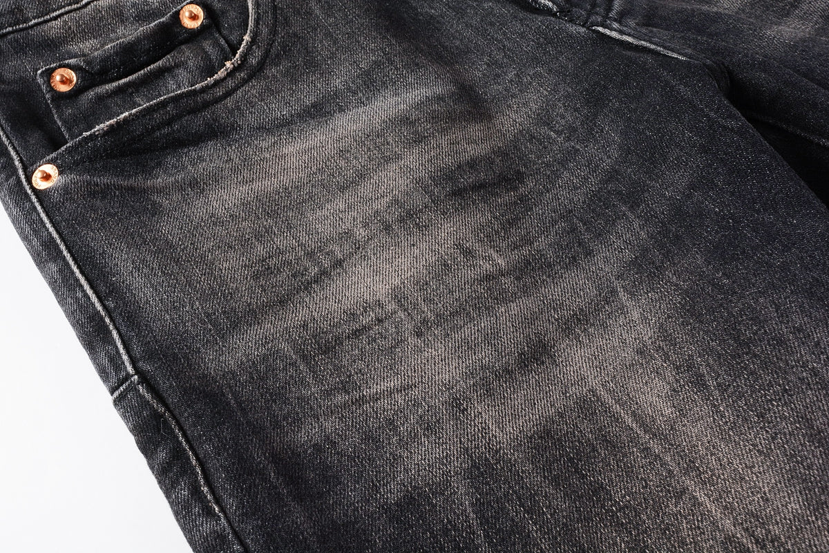 PURPLE Jeans Mens Jeans Man Jeans Pants Designer Black Skinny Stickers Light Wash Ripped Motorcycle 9057