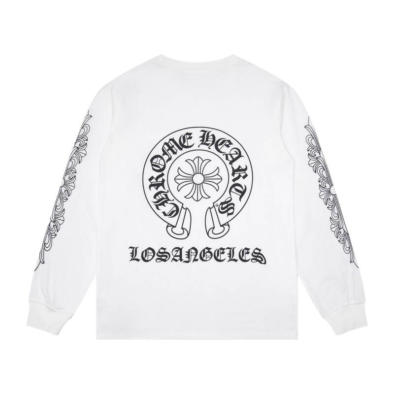 CHROME HEARTS Men's Long-Sleeve T-shirtSweatshirt K8008