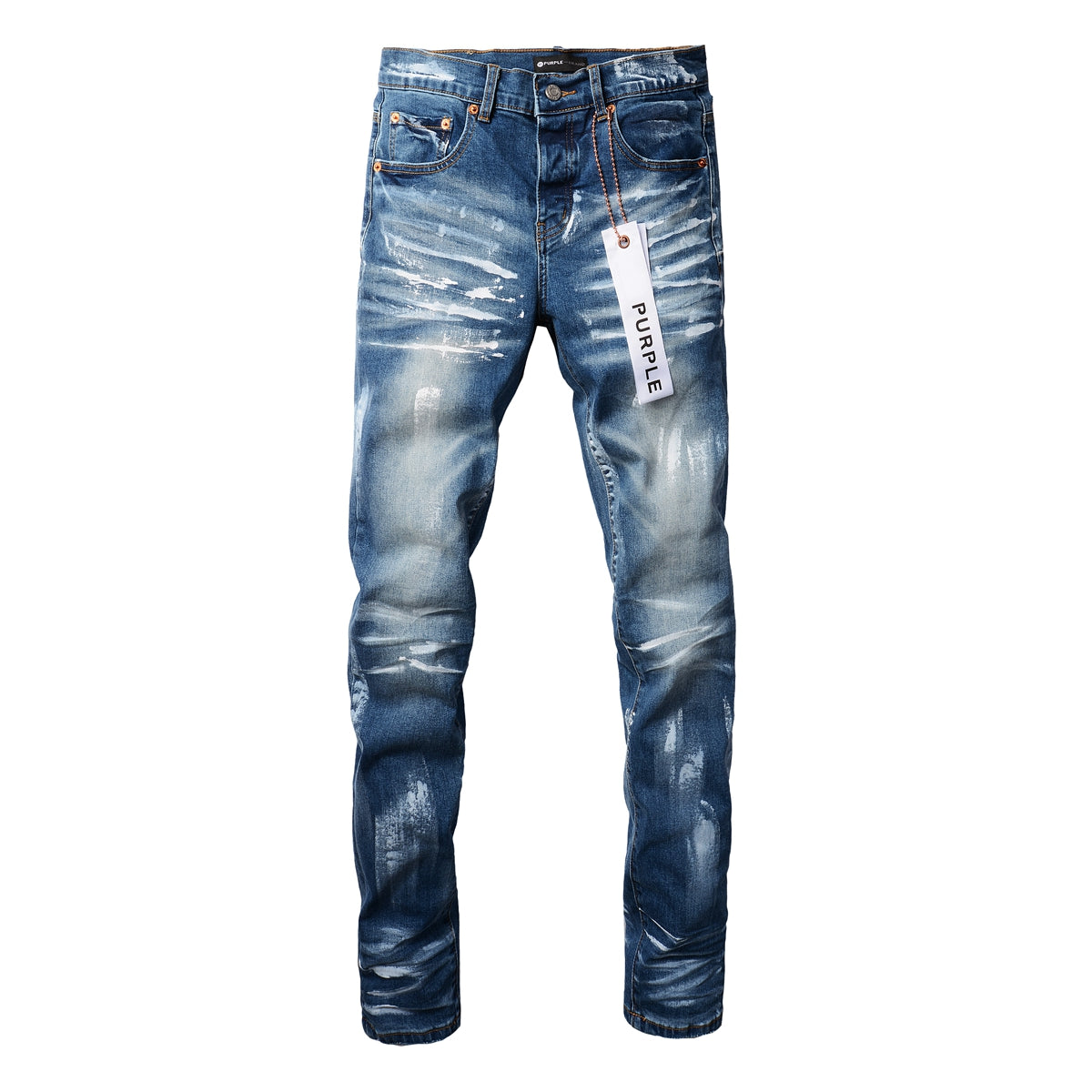 PURPLE Jeans Mens Jeans Man Jeans Pants Designer Black Skinny Stickers Light Wash Ripped Motorcycle 9062
