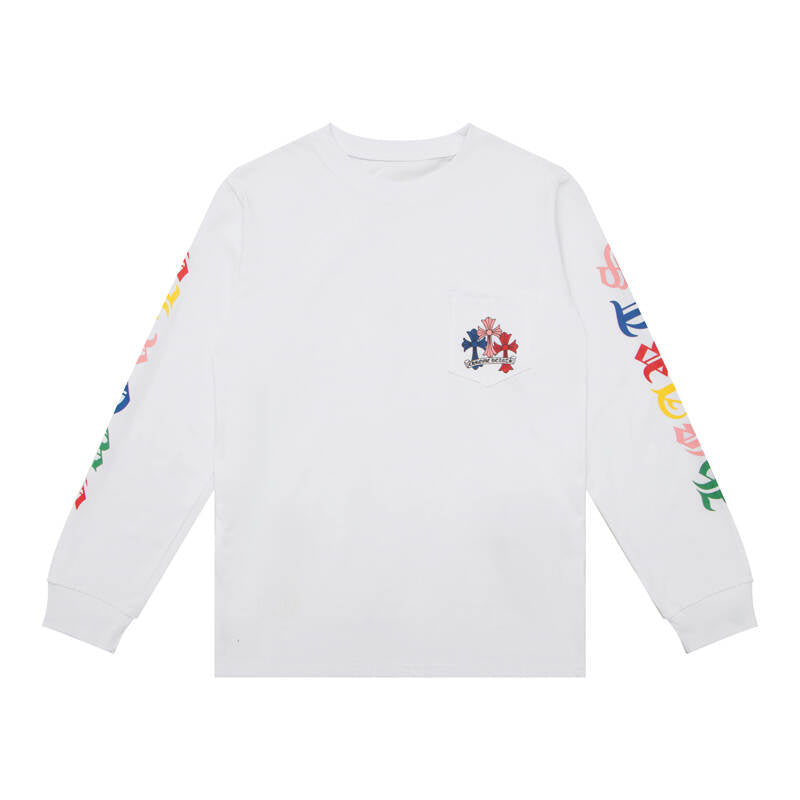 CHROME HEARTS Men's Long-Sleeve T-shirtSweatshirt K8003