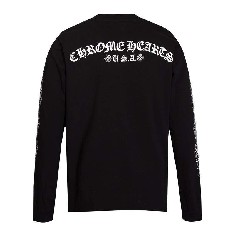 CHROME HEARTS Men's Long-Sleeve T-shirtSweatshirt K8005