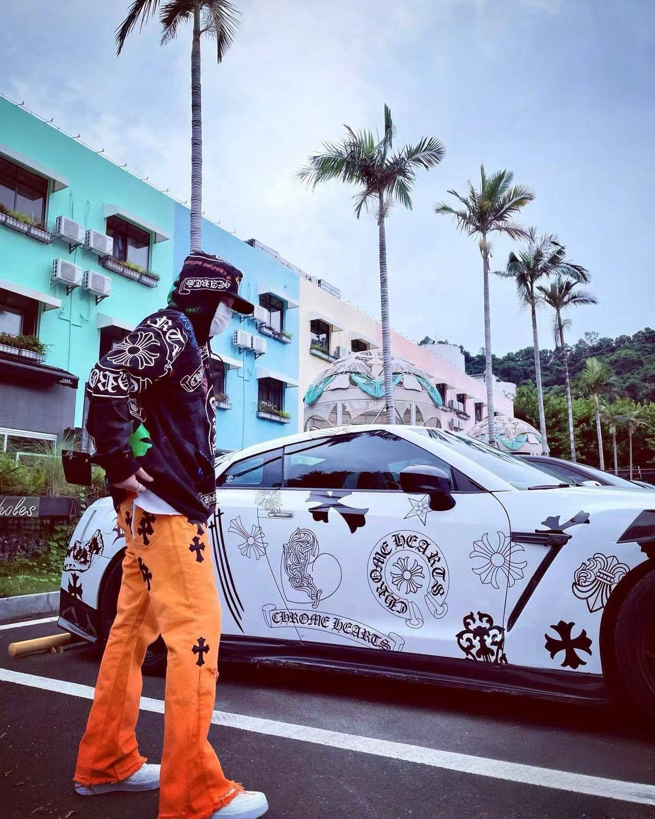 CHROME HEARTS Pants-8159