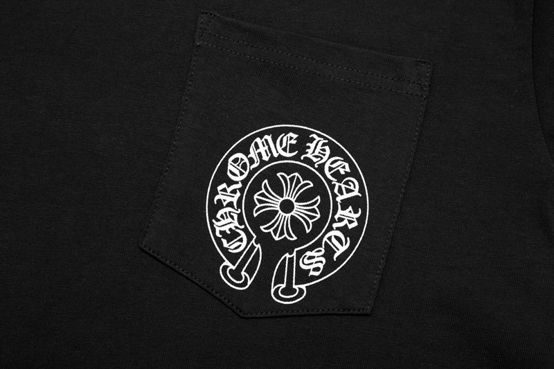 CHROME HEARTS Horse Shoe Logo Pocket T-Shirt K6013