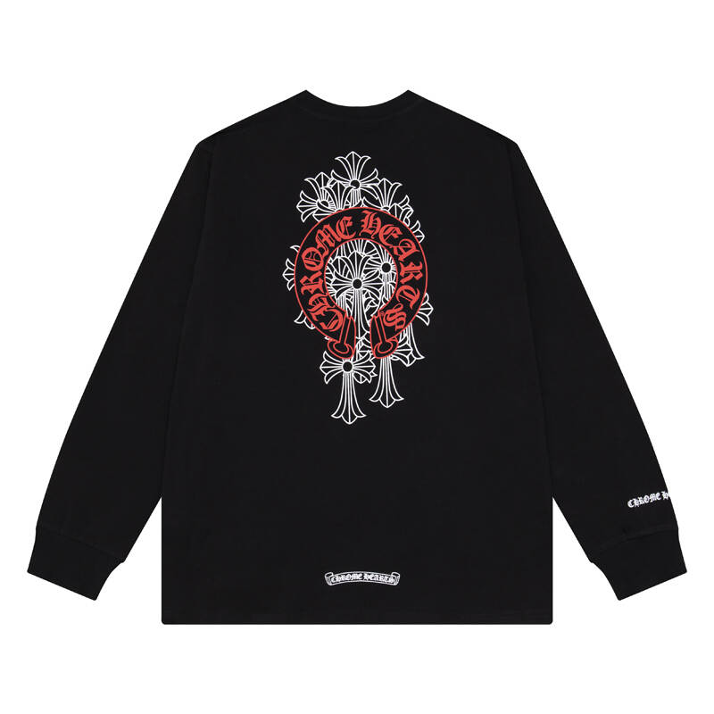 CHROME HEARTS Men's Long-Sleeve T-shirtSweatshirt K8006