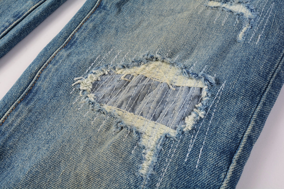 PURPLE Blue Jeans 9073 with Medium Stretch for a Comfortable and Flexible Fit