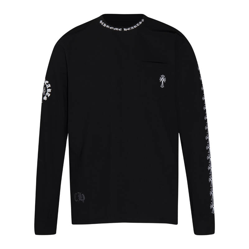CHROME HEARTS Men's Long-Sleeve T-shirtSweatshirt K9010