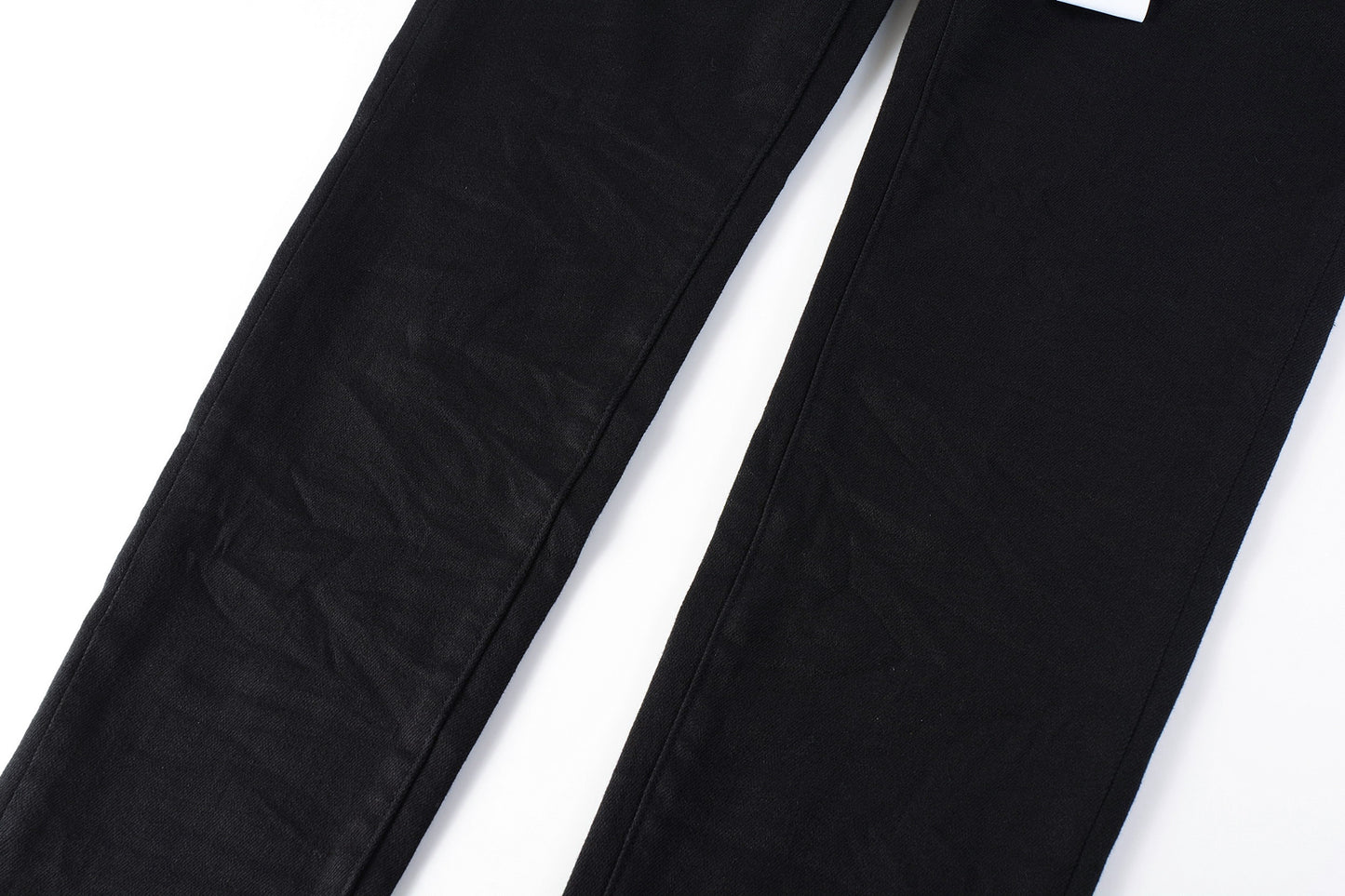 PURPLE Men Streetwear Skinny Jeans Black Wash with Clean Minimalist Style 9023
