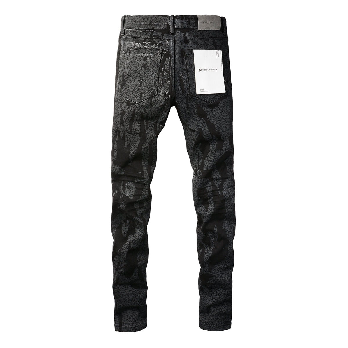 PURPLE Jeans Coating Texture Personalized Fashion Trend High quality pants 9026