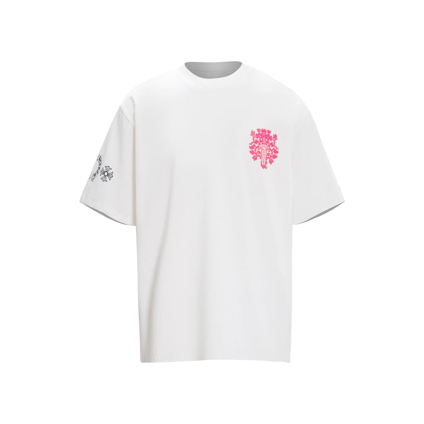 CHROME HEARTS  Eye Chart Dagger T-shirt K6025