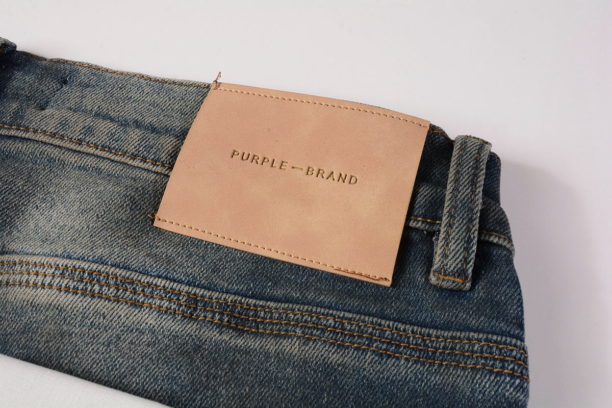 PURPLE  Mens Purple Ripped Jeans Skinny Slim Fit Denim Pants Designer Flared Jeans for Men 9009
