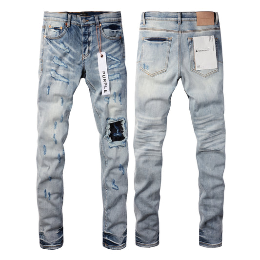 PURPLE  New Purple Personality Fashion Jeans 9038