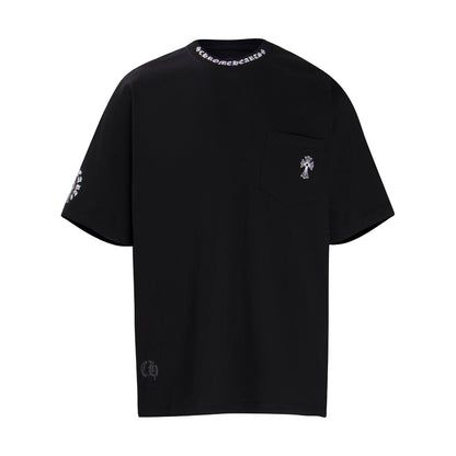CHROME HEARTS  Neck Logo T-shirt K6022
