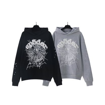 Sp5der OG Web Hoodie Black