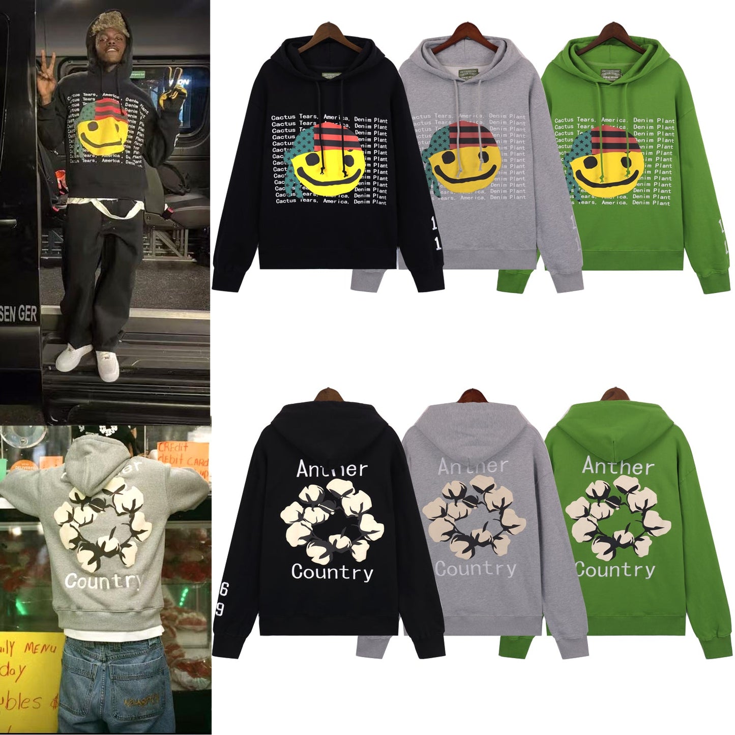 DENIM TEARS  Hoodie 5667