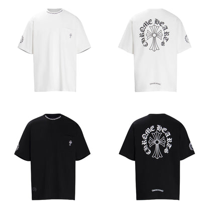 CHROME HEARTS  Neck Logo T-shirt K6022