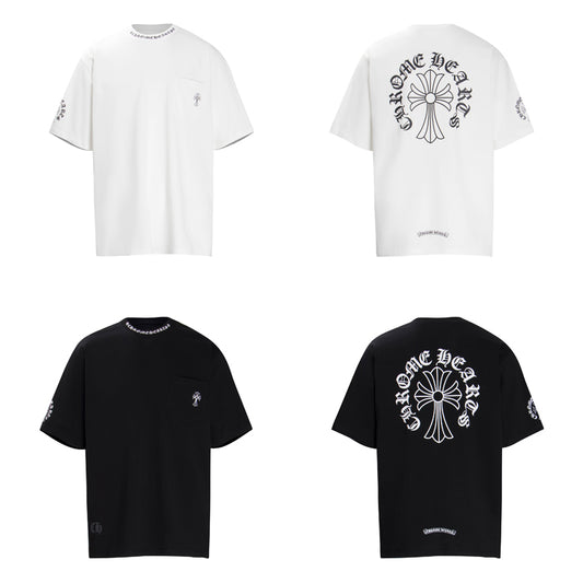 CHROME HEARTS  Neck Logo T-shirt K6022