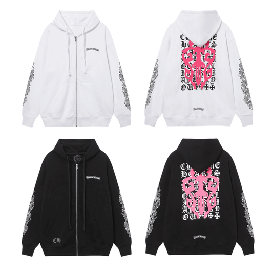 CHROME HEARTS  ZIP-UP Hoodie K5016