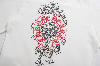CHROME HEARTS  Men's Long-Sleeve T-shirtSweatshirt K8006