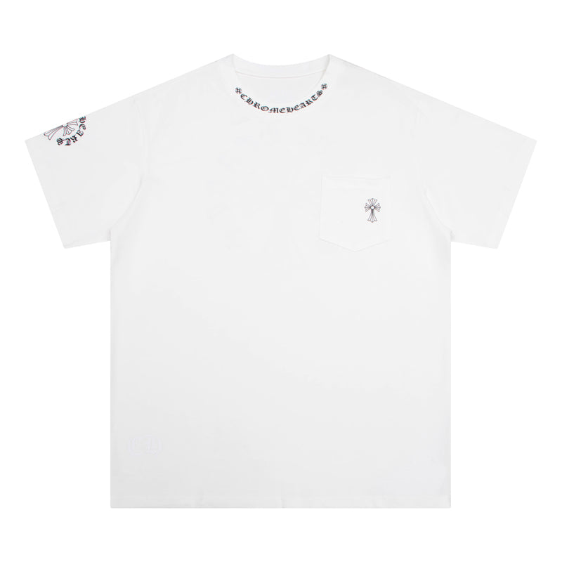 CHROME HEARTS  Neck Logo T-shirt K6022