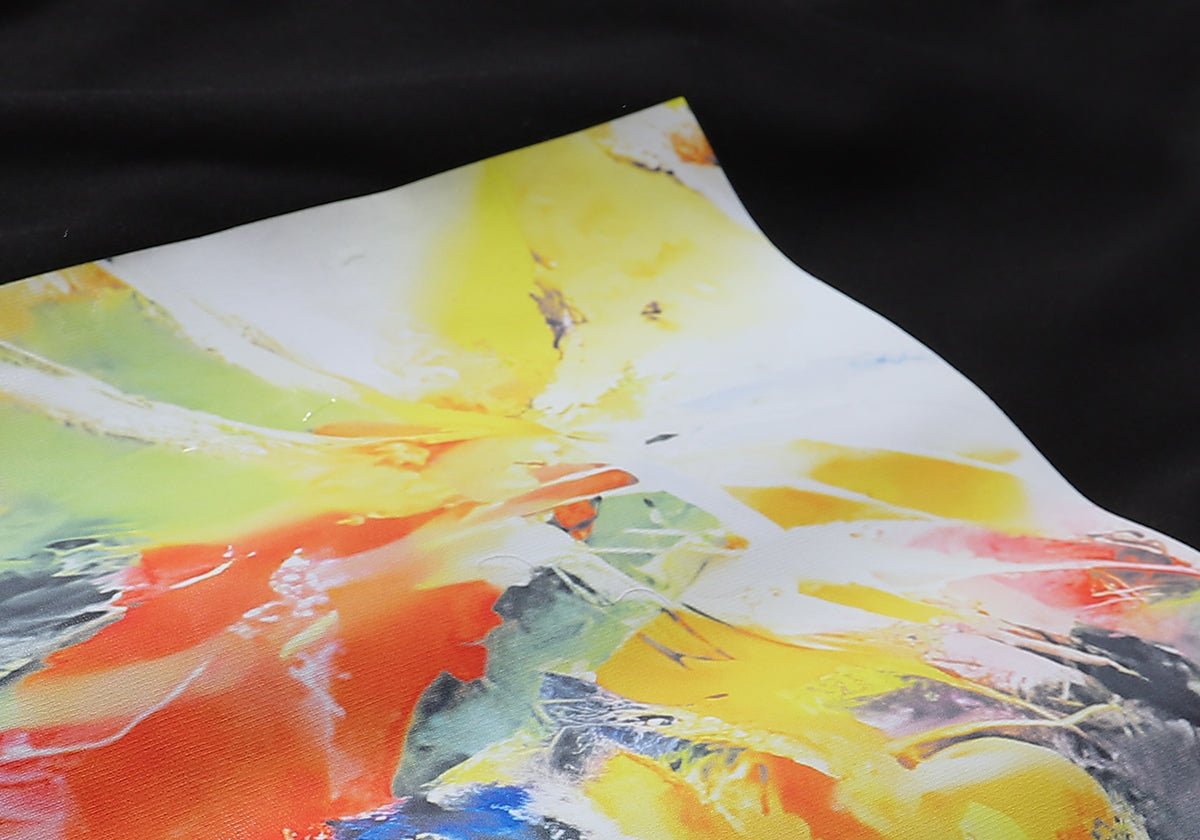 PURPLE Men Streetwear Tee Black & White with Purple Brand Van Gogh-Inspired Vibrant Abstract