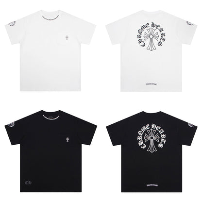 CHROME HEARTS  Neck Logo T-shirt K6022