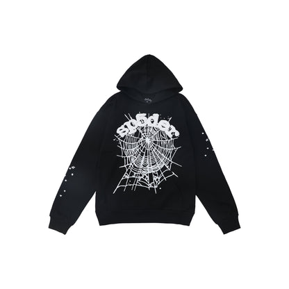 Sp5der OG Web Hoodie Black