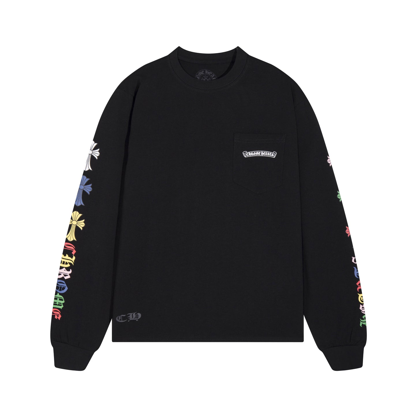 CHROME HEARTS  Men's Long-Sleeve T-shirtSweatshirt K8015