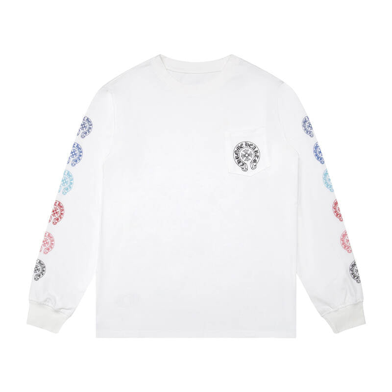 CHROME HEARTS  Men's Long-Sleeve T-shirtSweatshirt K8009