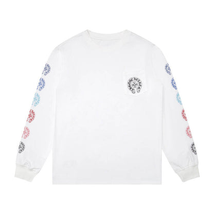 CHROME HEARTS  Men's Long-Sleeve T-shirtSweatshirt K8009